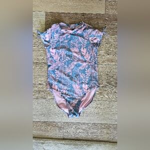 Girls shoulder covering swimsuit